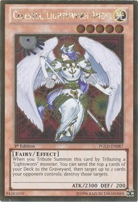 Celestia, Lightsworn Angel [PGLD-EN087] Gold Rare | Exor Games Summserside