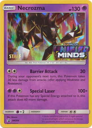 Necrozma (SM204) (Staff Prerelease Promo) [Sun & Moon: Black Star Promos] | Exor Games Summserside