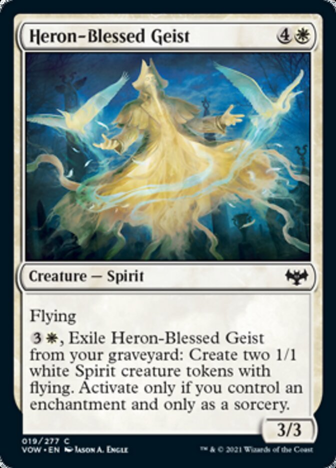 Heron-Blessed Geist [Innistrad: Crimson Vow] | Exor Games Summserside