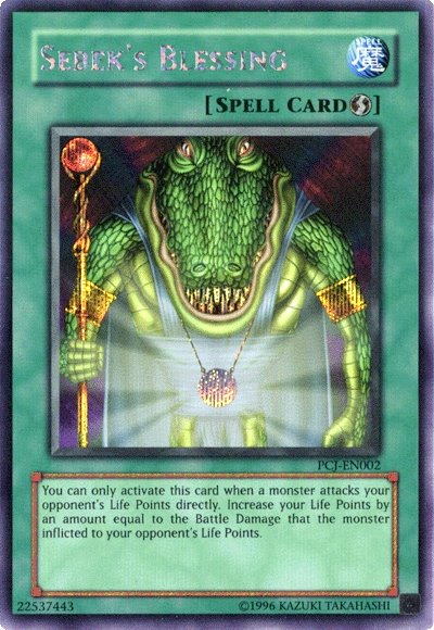 Sebek's Blessing [PCJ-EN002] Prismatic Secret Rare | Exor Games Summserside
