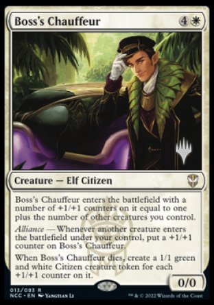 Boss's Chauffeur (Promo Pack) [Streets of New Capenna Commander Promos] | Exor Games Summserside