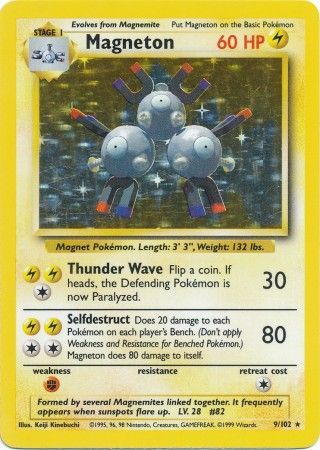 Magneton (9/102) [Base Set Unlimited] | Exor Games Summserside