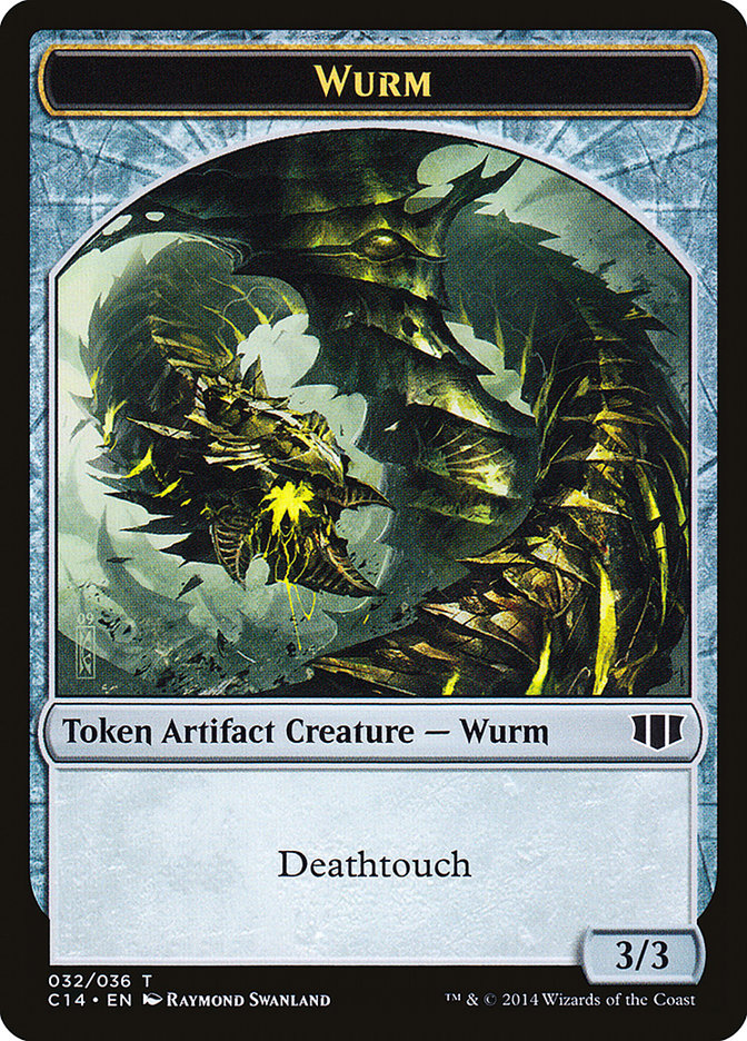 Wurm (032/036) // Goat Double-sided Token [Commander 2014 Tokens] | Exor Games Summserside