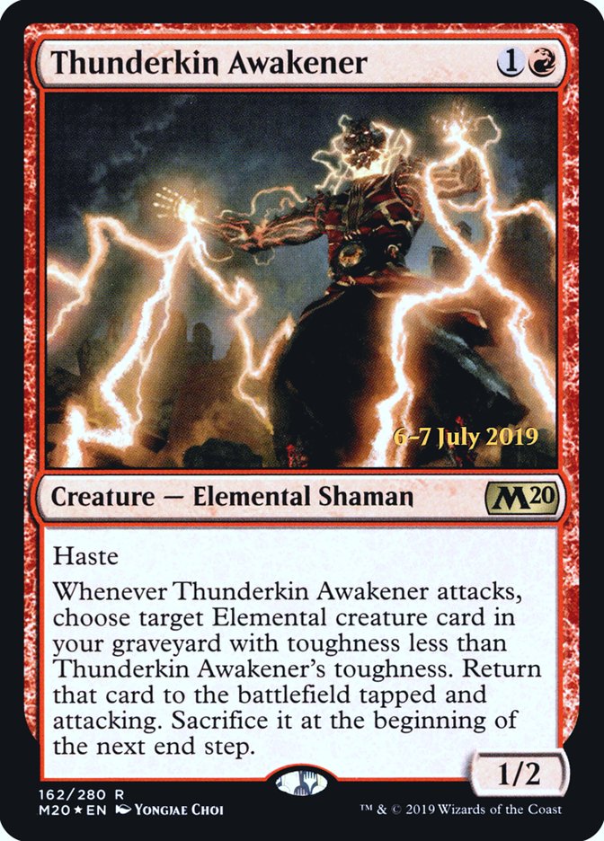 Thunderkin Awakener  [Core Set 2020 Prerelease Promos] | Exor Games Summserside