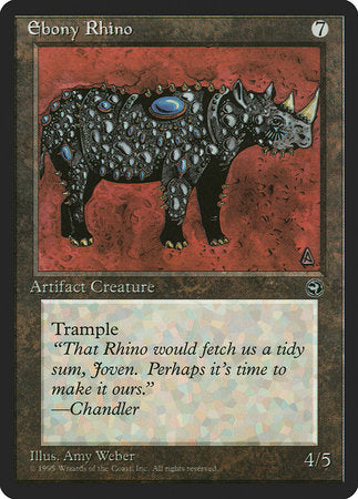 Ebony Rhino [Homelands] | Exor Games Summserside