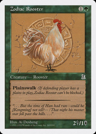 Zodiac Rooster [Portal Three Kingdoms] | Exor Games Summserside