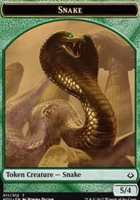 Snake // Zombie Double-sided Token [Hour of Devastation Tokens] | Exor Games Summserside