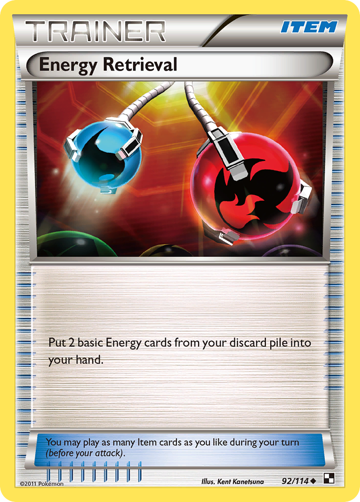 Energy Retrieval (92/114) [Black & White: Base Set] | Exor Games Summserside