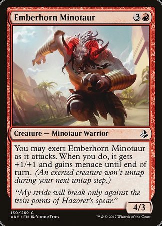 Emberhorn Minotaur [Amonkhet] | Exor Games Summserside