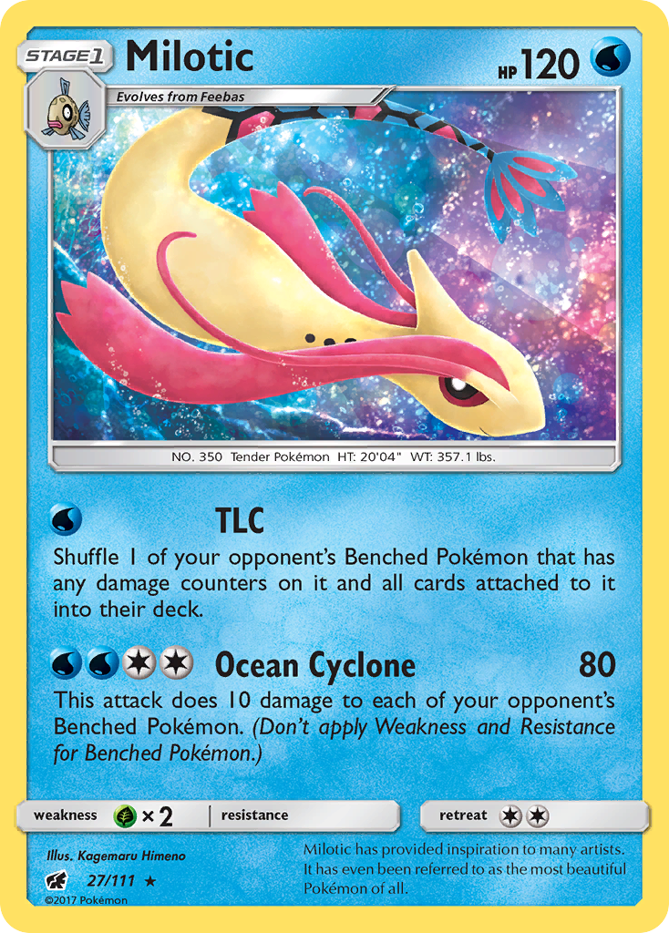 Milotic (27/111) [Sun & Moon: Crimson Invasion] | Exor Games Summserside