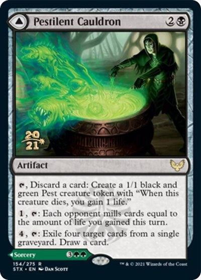 Pestilent Cauldron // Restorative Burst [Strixhaven: School of Mages Prerelease Promos] | Exor Games Summserside