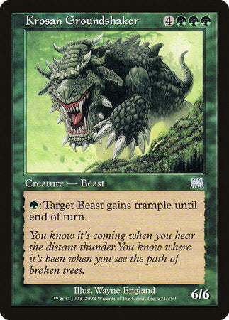Krosan Groundshaker [Onslaught] | Exor Games Summserside
