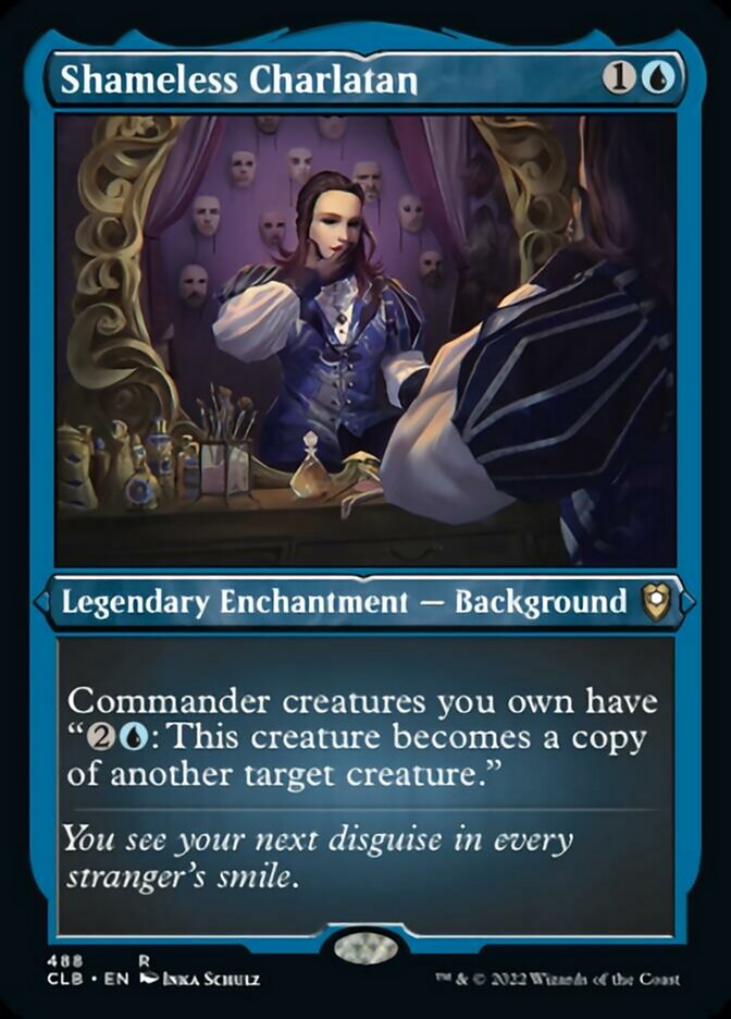 Shameless Charlatan (Foil Etched) [Commander Legends: Battle for Baldur's Gate] | Exor Games Summserside