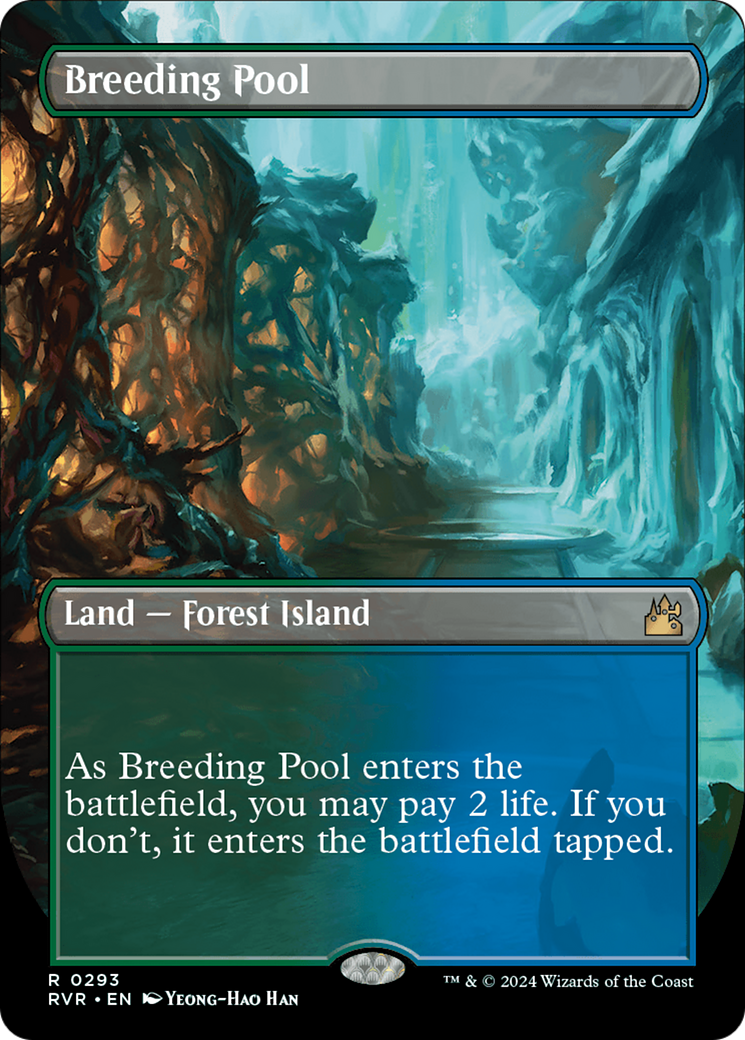 Breeding Pool (Borderless) [Ravnica Remastered] | Exor Games Summserside