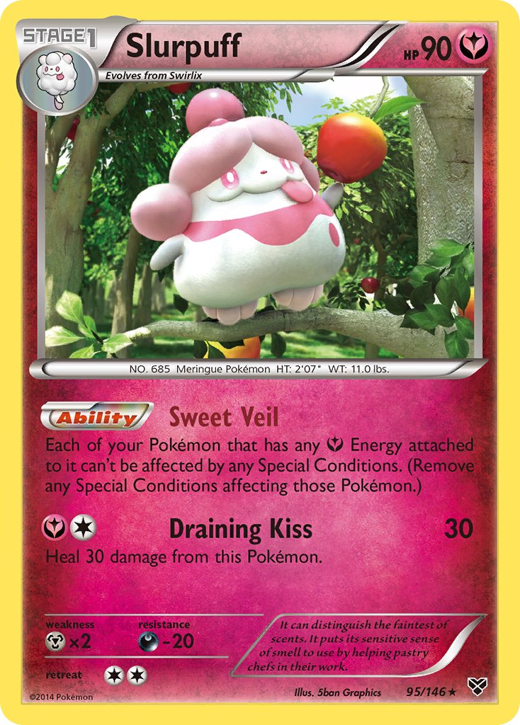 Slurpuff (95/146) (Theme Deck Exclusive) [XY: Base Set] | Exor Games Summserside