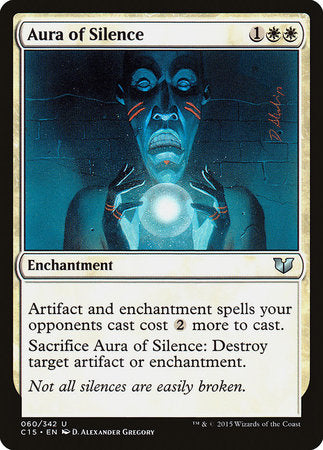 Aura of Silence [Commander 2015] | Exor Games Summserside