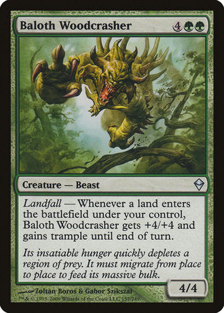 Baloth Woodcrasher [Zendikar] | Exor Games Summserside