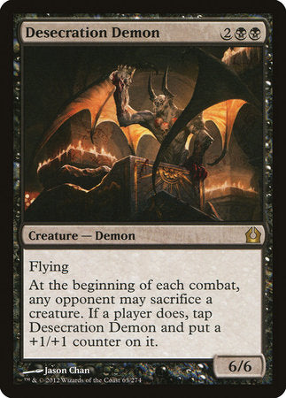 Desecration Demon [Return to Ravnica] | Exor Games Summserside