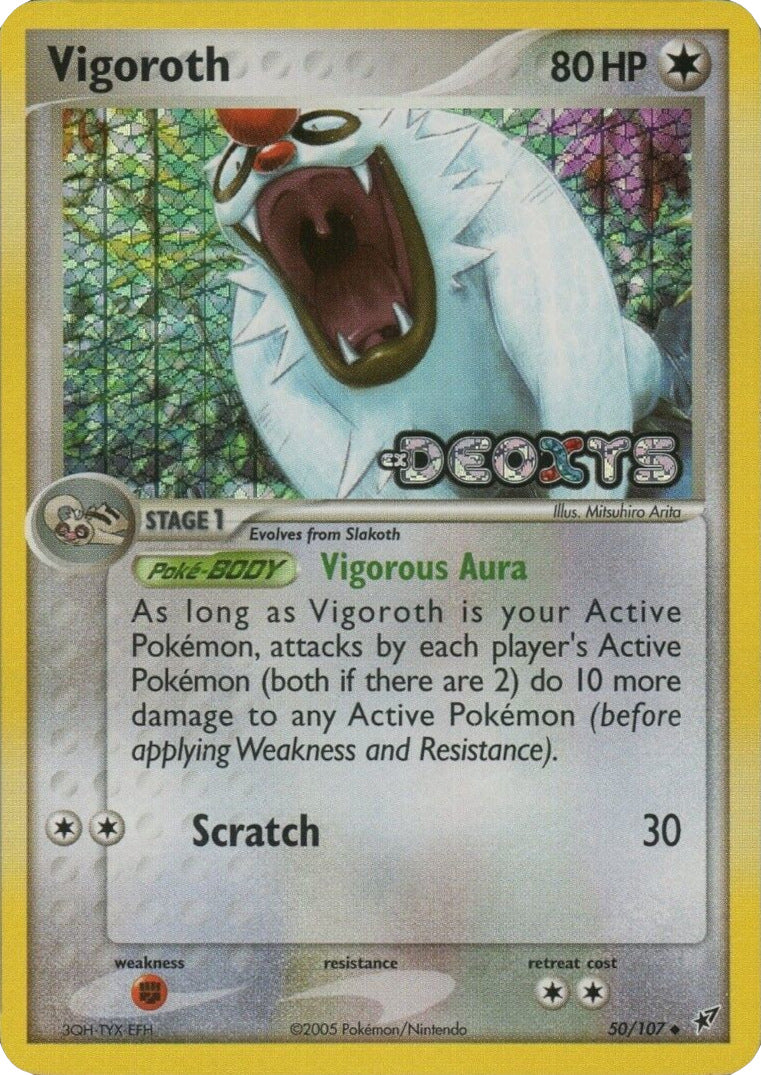 Vigoroth (50/107) (Stamped) [EX: Deoxys] | Exor Games Summserside