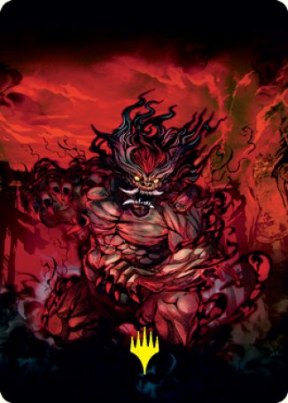 Vessel of the All-Consuming Art Card (Gold-Stamped Signature) [Kamigawa: Neon Dynasty Art Series] | Exor Games Summserside