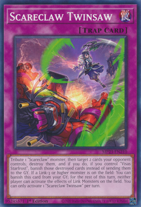 Scareclaw Twinsaw [MP23-EN210] Common | Exor Games Summserside
