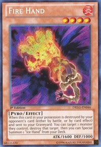 Fire Hand [DRLG-EN046] Secret Rare | Exor Games Summserside