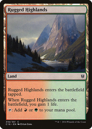 Rugged Highlands [Commander 2016] | Exor Games Summserside