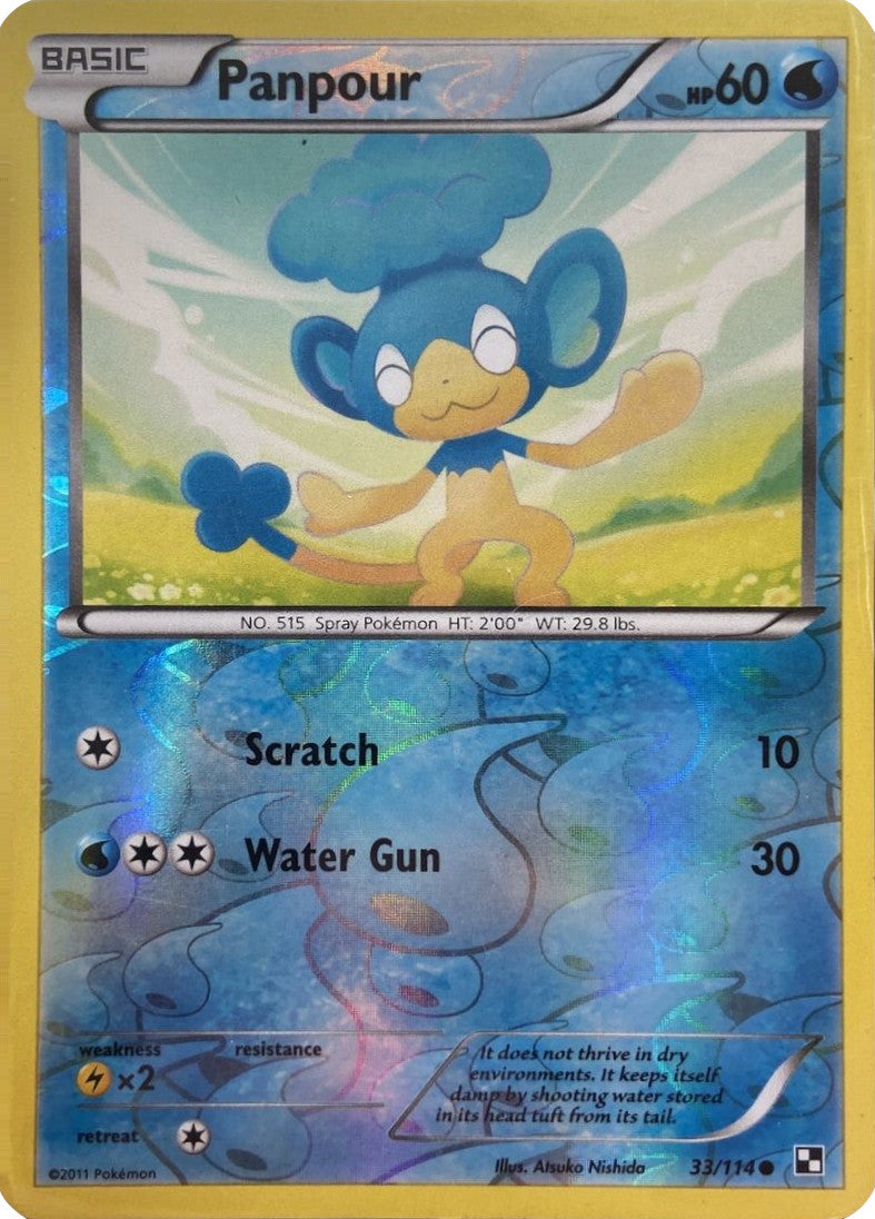 Panpour (33/114) (Energy Holo) [Black & White: Base Set] | Exor Games Summserside
