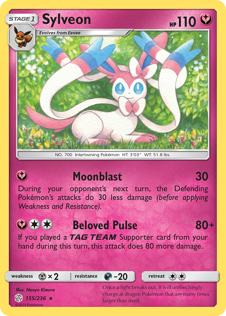 Sylveon (155/236) [Sun & Moon: Cosmic Eclipse] | Exor Games Summserside