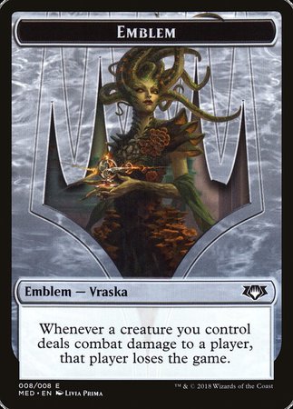 Emblem - Vraska, Golgari Queen [Mythic Edition Tokens] | Exor Games Summserside