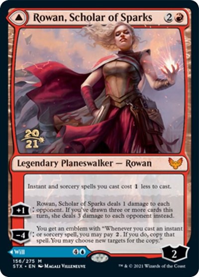 Rowan, Scholar of Sparks // Will, Scholar of Frost [Strixhaven: School of Mages Prerelease Promos] | Exor Games Summserside