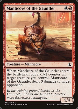 Manticore of the Gauntlet [Amonkhet] | Exor Games Summserside