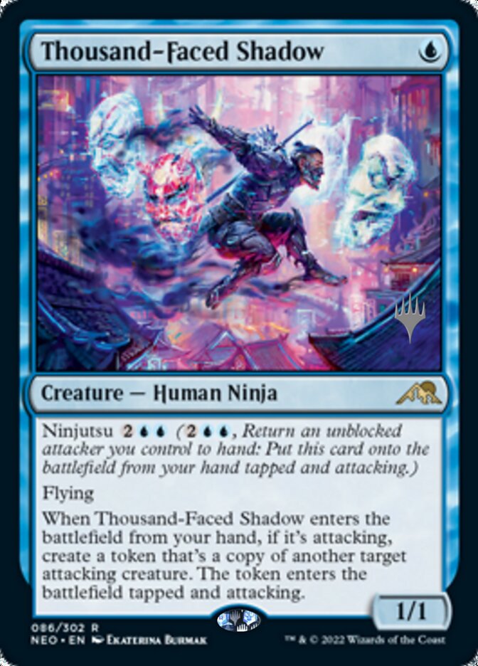 Thousand-Faced Shadow (Promo Pack) [Kamigawa: Neon Dynasty Promos] | Exor Games Summserside