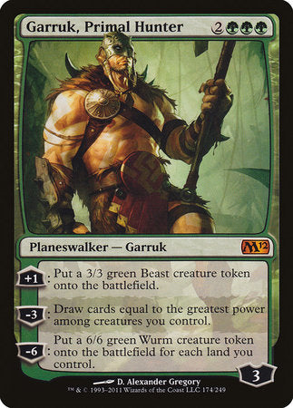 Garruk, Primal Hunter [Magic 2012] | Exor Games Summserside