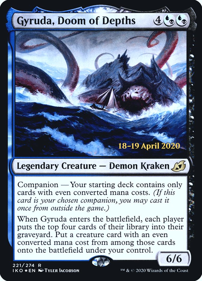 Gyruda, Doom of Depths  [Ikoria: Lair of Behemoths Prerelease Promos] | Exor Games Summserside