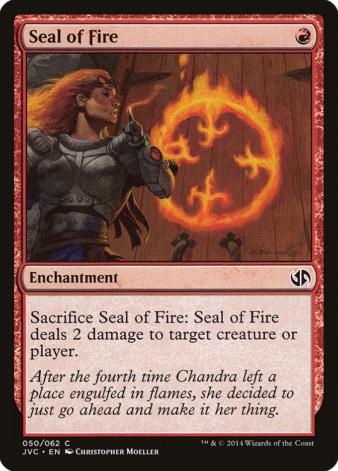 Seal of Fire [Duel Decks Anthology] | Exor Games Summserside