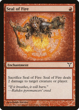 Seal of Fire [Dissension] | Exor Games Summserside