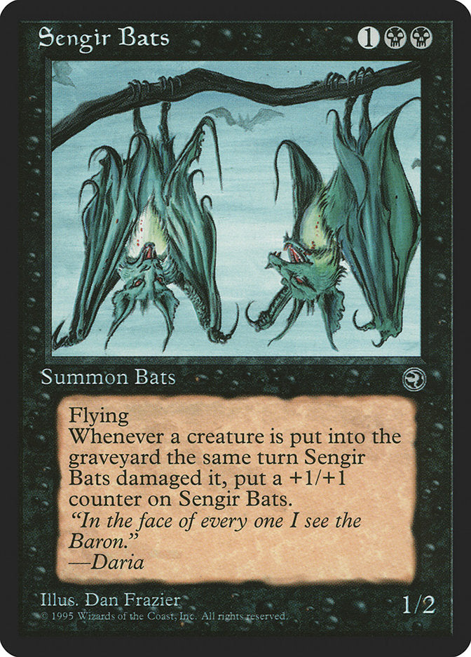 Sengir Bats (Daria Flavor Text) [Homelands] | Exor Games Summserside