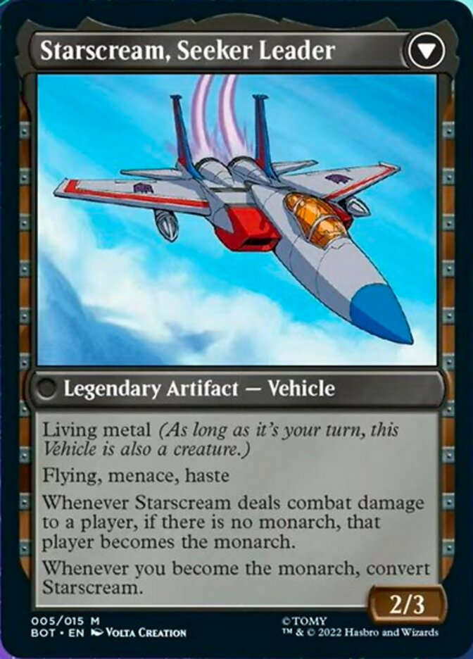 Starscream, Power Hungry // Starscream, Seeker Leader [Universes Beyond: Transformers] | Exor Games Summserside