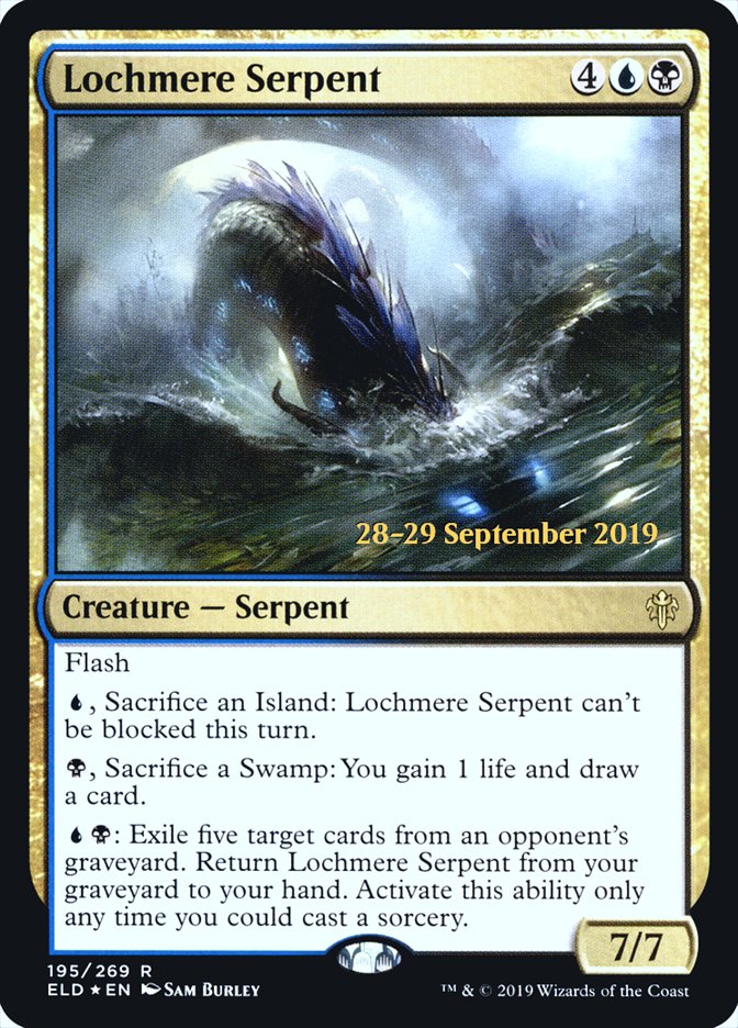 Lochmere Serpent  [Throne of Eldraine Prerelease Promos] | Exor Games Summserside