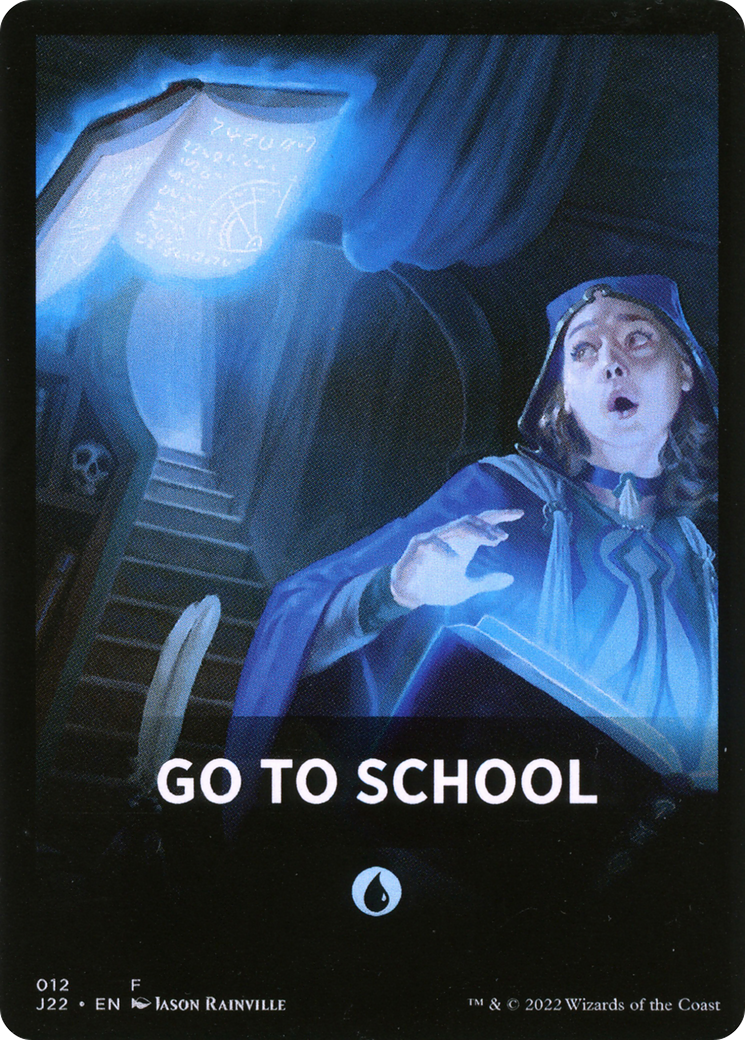 Go to School Theme Card [Jumpstart 2022 Front Cards] | Exor Games Summserside