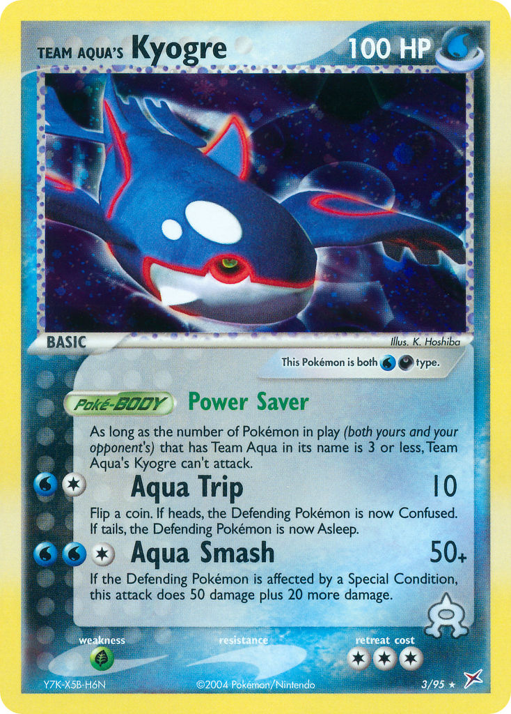 Team Aqua's Kyogre (3/95) (Theme Deck Exclusive) [EX: Team Magma vs Team Aqua] | Exor Games Summserside