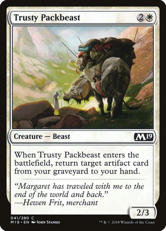 Trusty Packbeast [Core Set 2019] | Exor Games Summserside