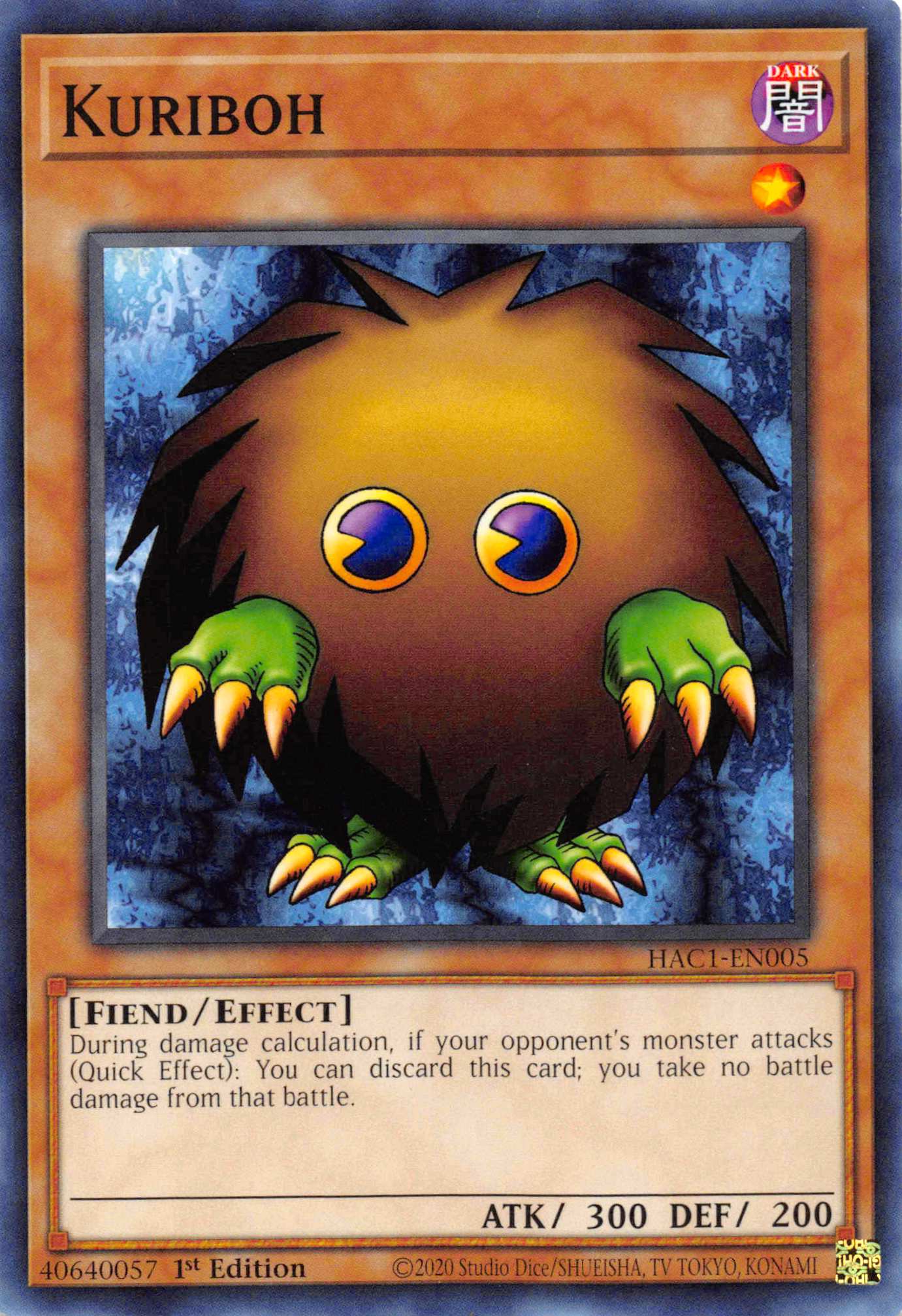 Kuriboh [HAC1-EN005] Common | Exor Games Summserside