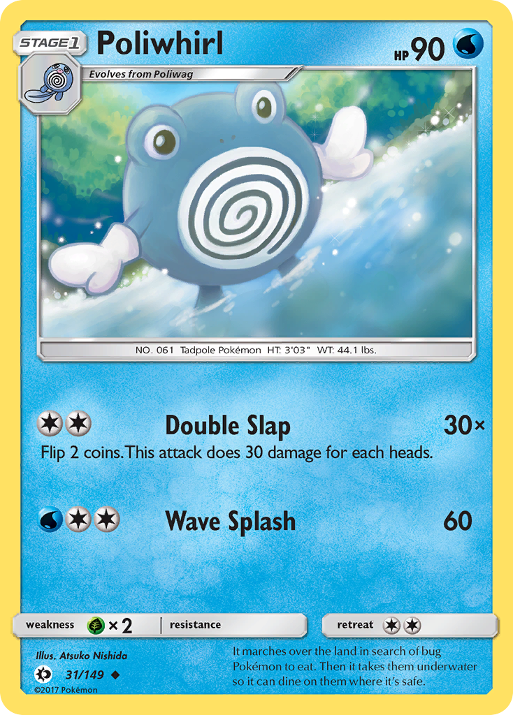 Poliwhirl (31/149) [Sun & Moon: Base Set] | Exor Games Summserside