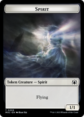 Spirit (9) // Treasure Double-Sided Token [March of the Machine Commander Tokens] | Exor Games Summserside