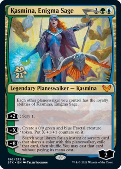 Kasmina, Enigma Sage [Strixhaven: School of Mages Prerelease Promos] | Exor Games Summserside