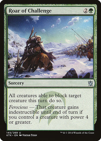 Roar of Challenge [Khans of Tarkir] | Exor Games Summserside
