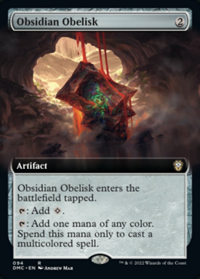 Obsidian Obelisk (Extended Art) [Dominaria United Commander] | Exor Games Summserside