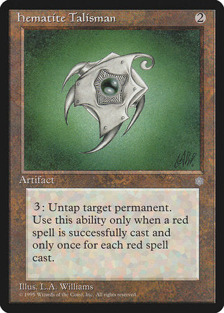 Hematite Talisman [Ice Age] | Exor Games Summserside
